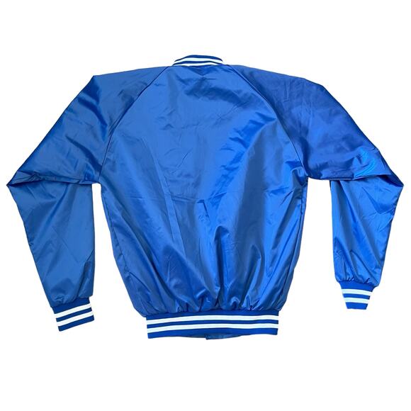 Cardinal Blue Nylon Varsity Sports Jacket Men’s Size Small - Picture 5 of 6